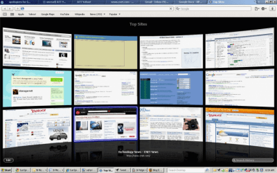Screenshot of the application Safari - #2