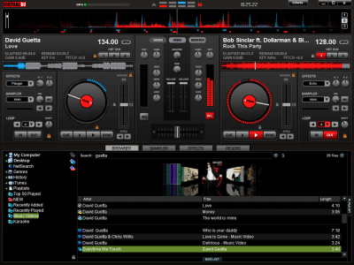 Screenshot of the application VirtualDJ 2018 - #2