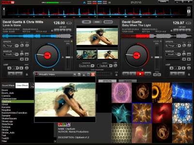 Screenshot of the application VirtualDJ 2018 - #3