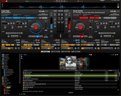 Screenshot of the application VirtualDJ 2018 - #6