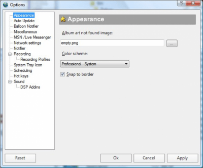 Screenshot of the application Online Radio Tuner - #2