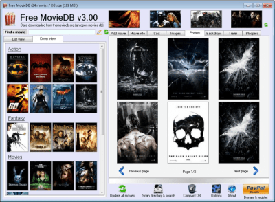 Screenshot of the application Free MovieDB - #6