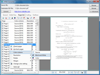Screenshot of the application STDU Converter - #3