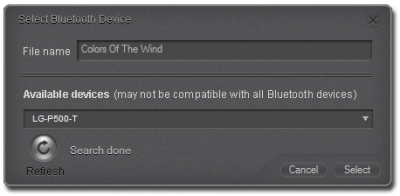 Screenshot of the application AV RingtoneMAX - #5