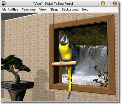 Screenshot of the application AV Digital Talking Parrot - #4