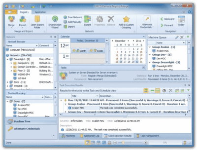 Screenshot of the application EMCO Remote Registry Merge - #4