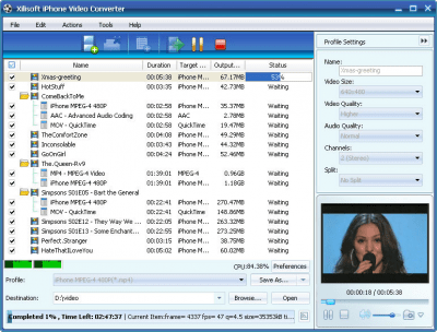 Screenshot of the application Xilisoft iPhone Software Suite - #2