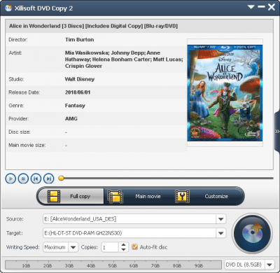 Screenshot of the application Xilisoft DVD Toolkit Platinum - #3