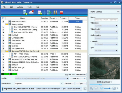 Screenshot of the application Xilisoft iPod Mate - #2