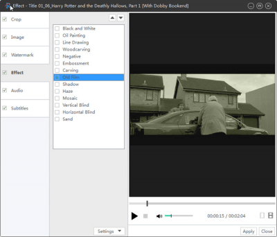 Screenshot of the application Xilisoft DVD Ripper - #4