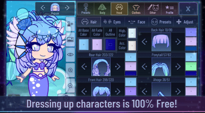 Screenshot of the application Gacha Club - #3