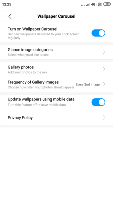 Screenshot of the application Mi Wallpaper Carousel - #6