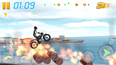 Screenshot of the application Bike Race 3D - Bike - #4