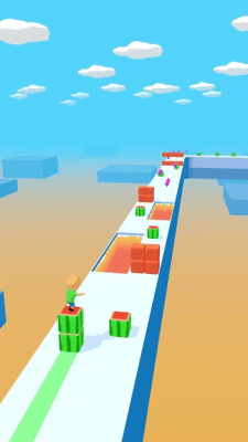 Screenshot of the application Cube Surfer! - #3