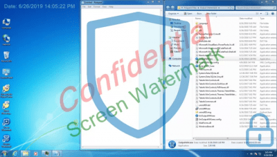 Screenshot of the application Screen Watermark - #2