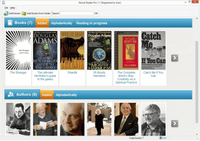 Screenshot of the application Ebook Reader Pro - #3