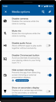 Screenshot of the application App Cloner - #10