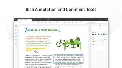 Screenshot of the application PDF Reader Pro - #2