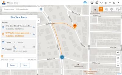 Screenshot of the application iMyFone AnyTo - #2