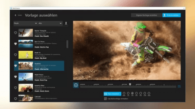 Screenshot of the application MAGIX Fastcut - #2