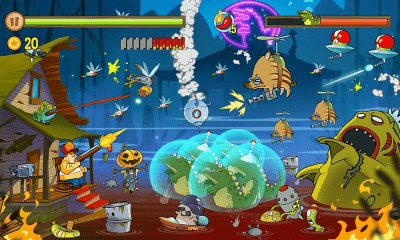 Screenshot of the application Swamp Attack - #4