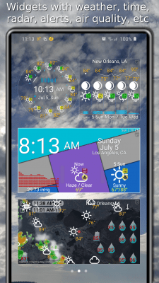 Screenshot of the application eWeather HDF - #3