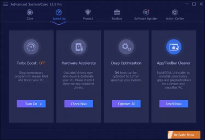Screenshot of the application Advanced SystemCare Pro - #2