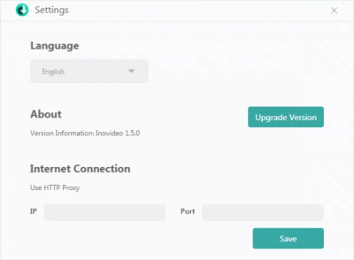 Screenshot of the application Inovideo - #2