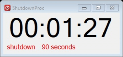 Screenshot of the application Adios - Shutdown Timer - #2