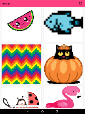Screenshot of the application Coloring by Numbers - Pix Draw - #2