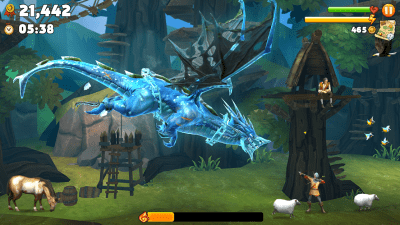 Screenshot of the application Hungry Dragon - #7