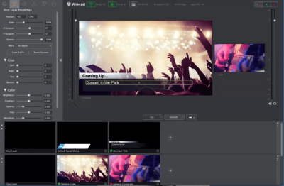 Screenshot of the application Wirecast - #4