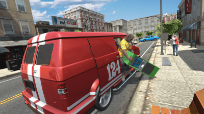 Screenshot of the application Urban Car Simulator - #4