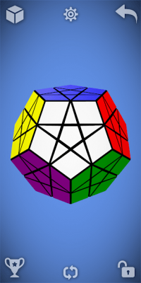 Screenshot of the application 3D Cube - #3