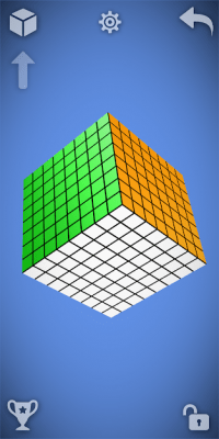 Screenshot of the application 3D Cube - #6