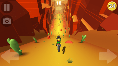 Screenshot of the application Faily Rider - #5