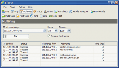 Screenshot of the application eToolz - #2
