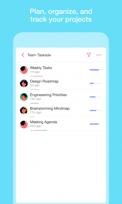 Screenshot of the application Taskade - #3