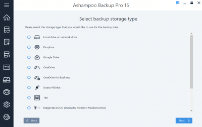 Screenshot of the application Ashampoo Backup Pro - #4