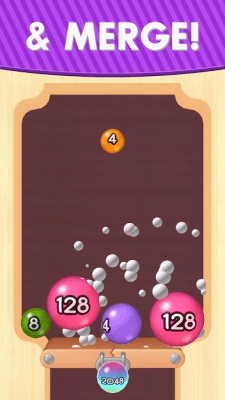 Screenshot of the application 2048 Balls 3D - #3
