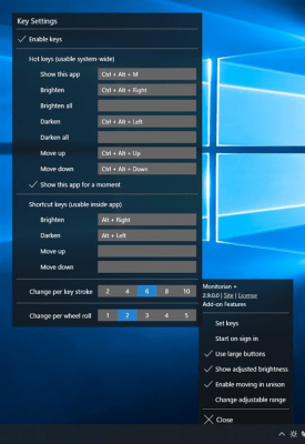 Screenshot of the application Monitorian - #4