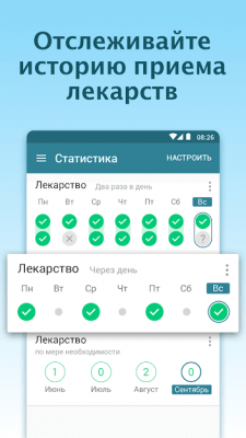 Screenshot of the application MyTherapy - #4