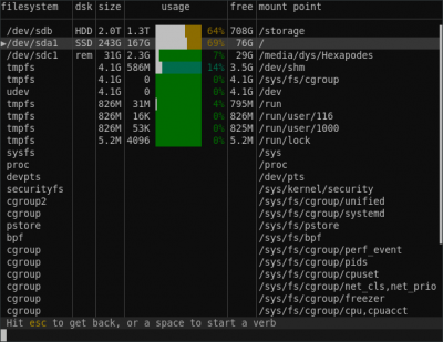 Screenshot of the application Broot - #9