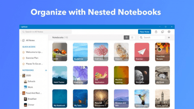 Screenshot of the application UpNote for Windows - #2