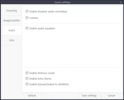 Screenshot of the application ShanaEncoder - #2