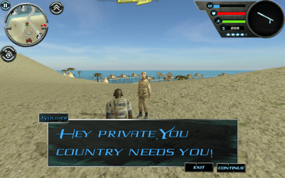 Screenshot of the application Army Car Theft - #3