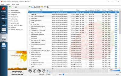 Screenshot of the application Strawberry - #3