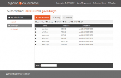 Screenshot of the application Hyperoo - #3
