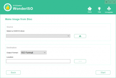 Screenshot of the application WonderISO - #6