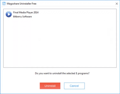 Screenshot of the application Magoshare Uninstaller Free - #2